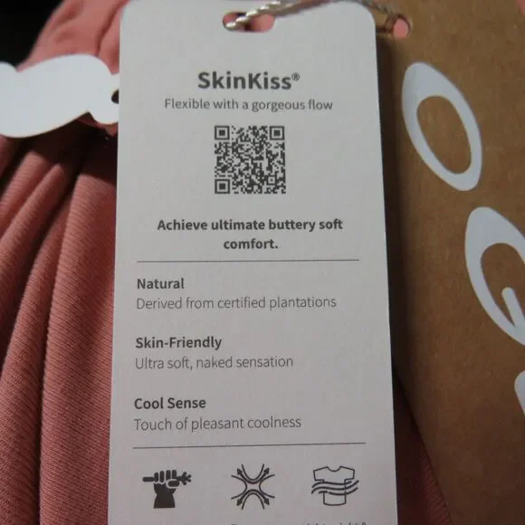 OGL  Eco-SkinKiss Breezy Cooling Side Ruched Maxi Dress In Sahara Size Large - Picture 7 of 16